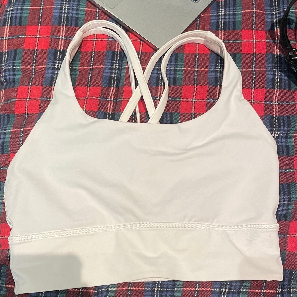 Lululemon sports bra white